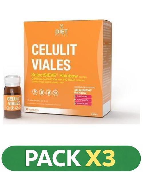 Pack x3 Celulitic - Herbora - 15 viales