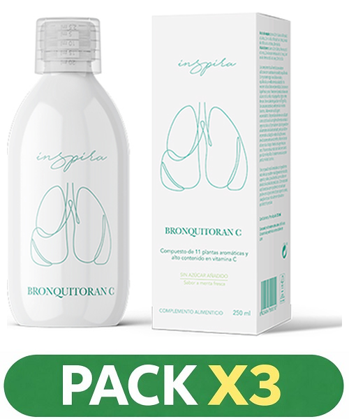 Pack x3 Inspira - Bronquitoran C - Herbora - 250 mililitros