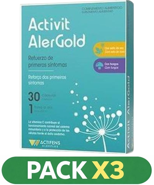 Pack x3 Activit Alergold - Herbora - 30 cápsulas