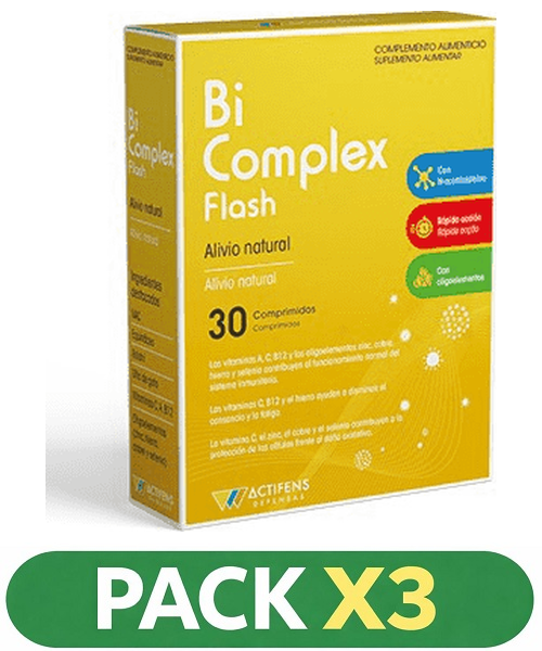 Pack x3 Bi Complex Flash 30 Comp