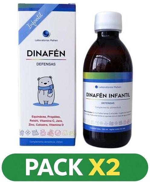 Pack x2 Dinafen Infantil Jarabe 250 Ml