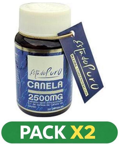 Pack x2 Estado Puro - Canela 2500 mg. - Tongil - 30 cápsulas