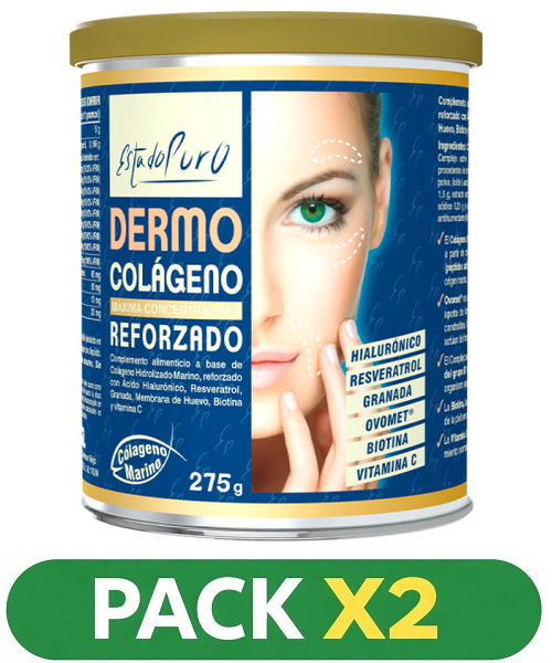 Pack x2 Estado Puro - Dermo Colageno Reforzado - Tongil - 275 gramos