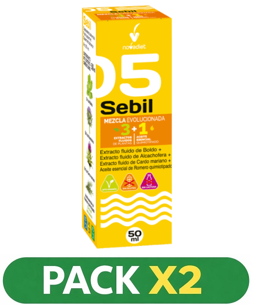Pack x2 Sebil - Novadiet - 50 ml.