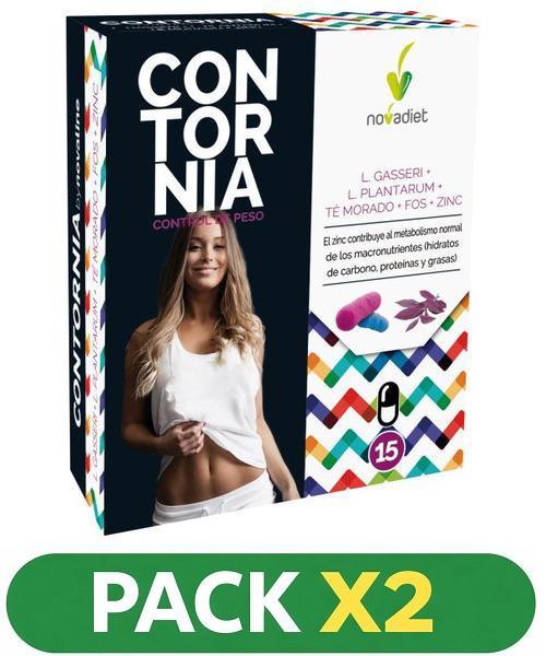 Pack x2 Contornia - Novadiet - 15 Cápsulas