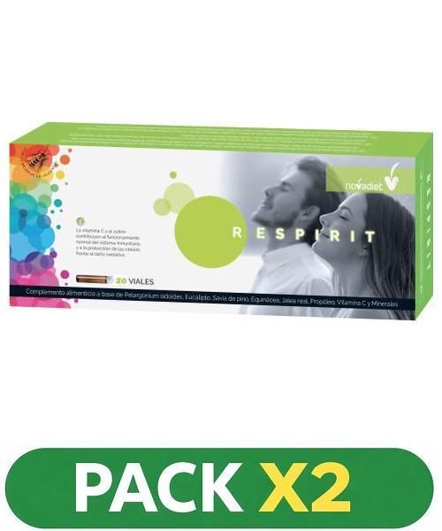 Pack x2 Respirit - Novadiet - 20 viales