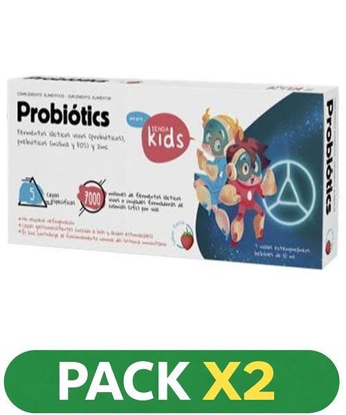 Pack x2 Senda Kids Probiotics - Herbora - 7 viales de 10 ml.