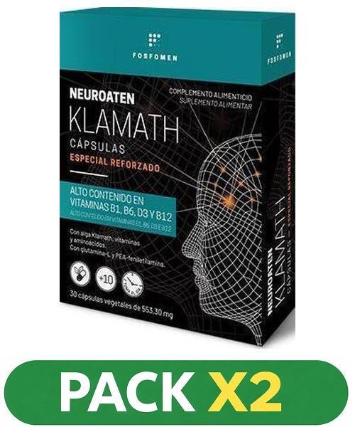 Pack x2 Fosfomen - Neuroaten Klamath - Herbora - 30 cápsulas (Especial Reforzado)