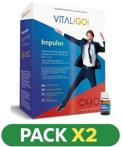 Pack x2 VitaliGo - Impulso - Herbora - 20 viales