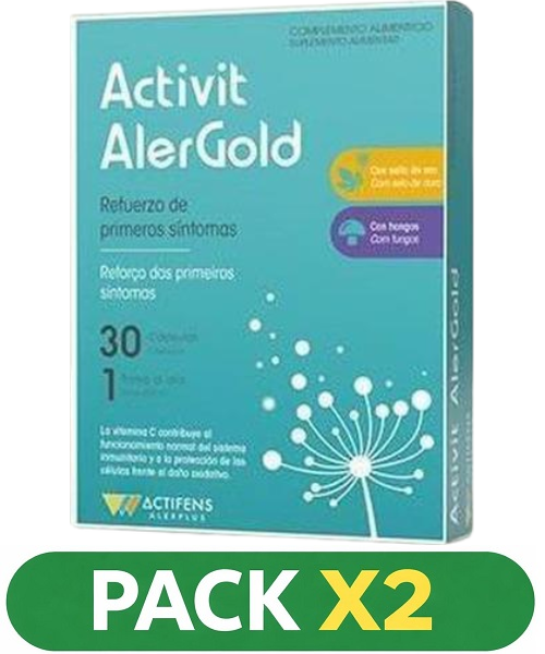Pack x2 Activit Alergold - Herbora - 30 cápsulas