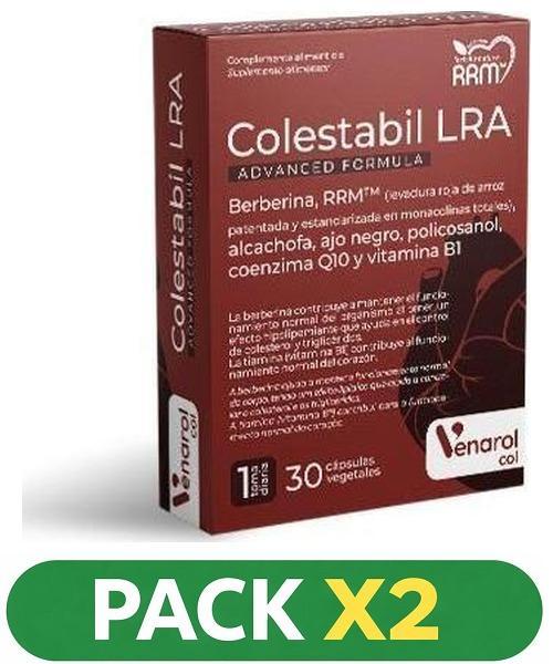 Pack x2 Venarol - Colestabil LRA - Herbora - 30 cápsulas