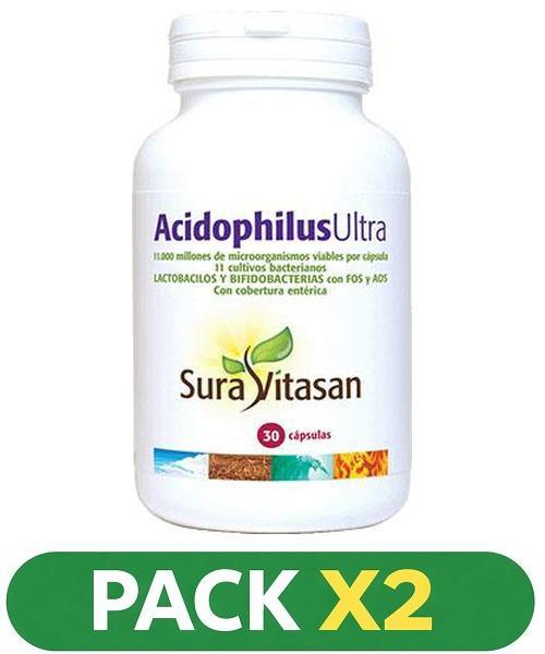 Pack x2 Acidophilus Ultra - Sura Vitasan - 30 cápsulas