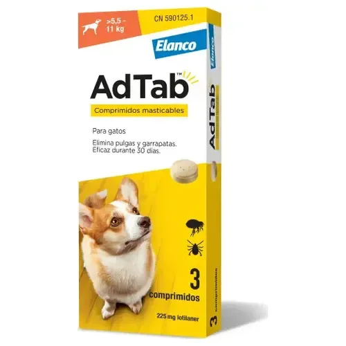 Adtab Dog 225mg 3 Comp Masticables