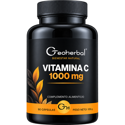 Vitamina C 1000 mg. - GeoHerbal - 90 cápsulas