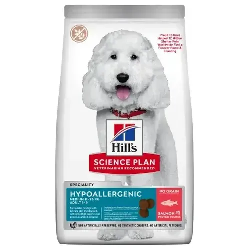 Hill's Sp Canine Adult Hypoallergenic M Salmon Y Atun 2,5kg