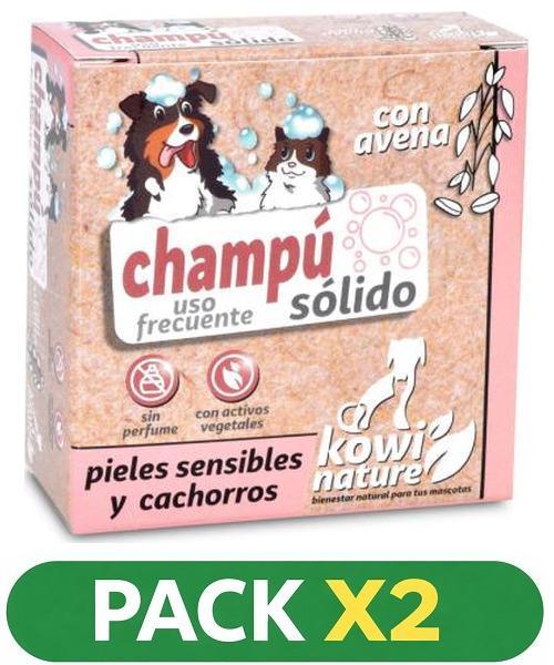 Pack x2 kowi Champú Sólido pieles Sensibles - Pinisan - 70 gramos