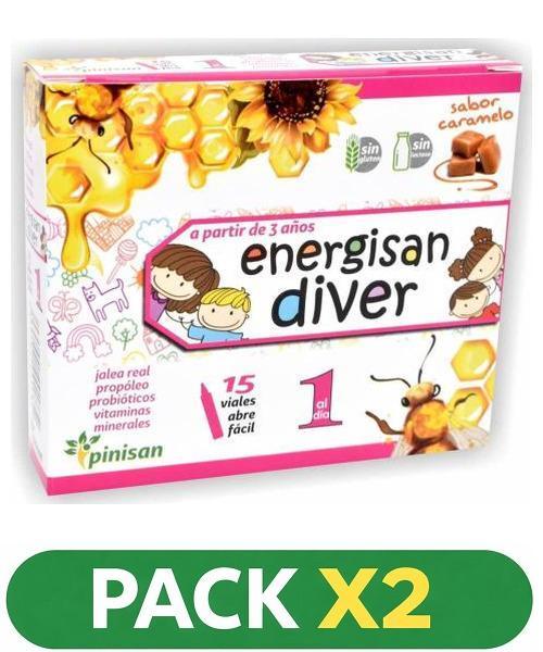 Pack x2 ENERGISAN DIVER - Pinisan - 15 viales