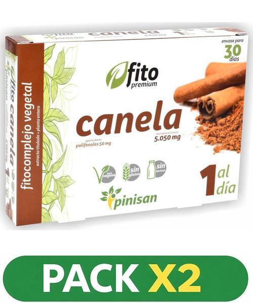 Pack x2 Fito Premium - Canela - Pinisan - 30 cápsulas