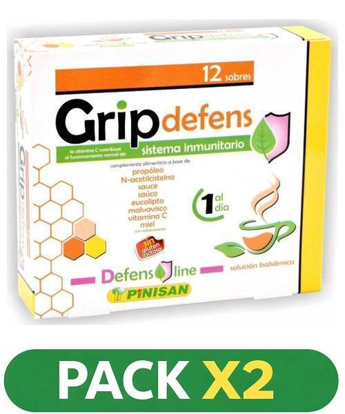 Pack x2 Grip defens - Pinisan - 12 Sobres