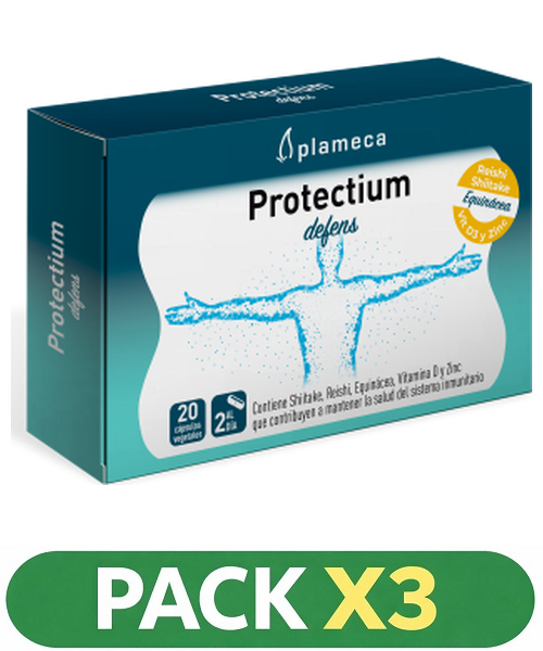 Pack x3 Protectium Defens - Plameca - 20 cápsulas