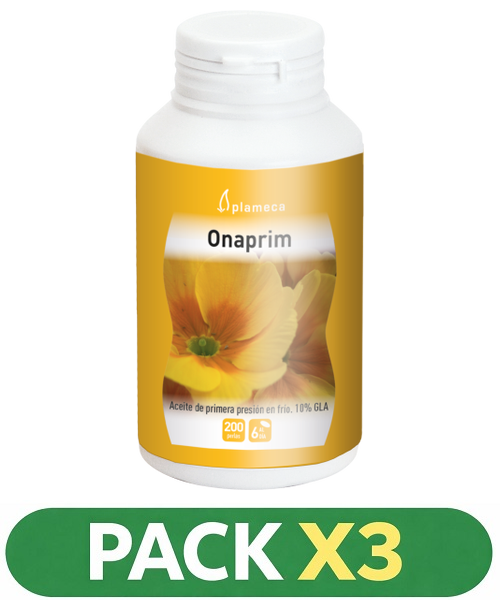 Pack x3 Onaprim - Plameca - 200 perlas