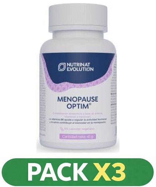 Pack x3 Menopause Optim - Nutrinat - 60 cápsulas
