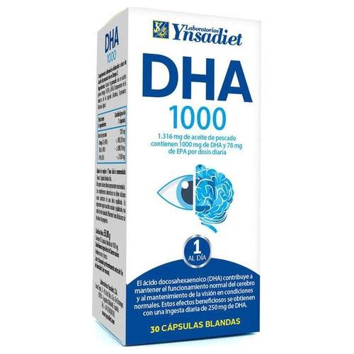DHA 1000 mg. - Ynsadiet - 30 cápsulas