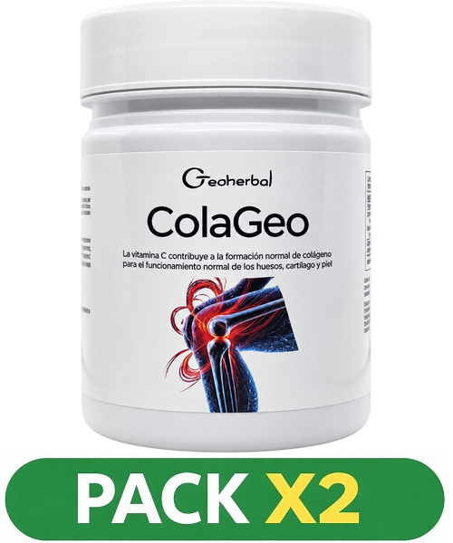 Pack 1+1 ColaGeo (Colágeno Limón) - Geoherbal - 300 gramos