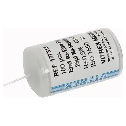 Capilares Microhematocrito 40mm P/fugevet Con 100uds