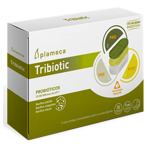 Tribiotic - Plameca - 30 comprimidos