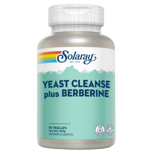 Yeast Cleanse™ & Berberine - Solaray - 90 cápsulas