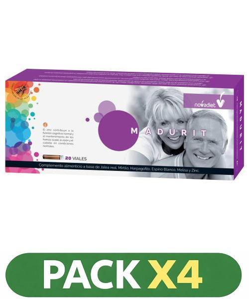 Pack x4 Madurit - Novadiet - 20 viales