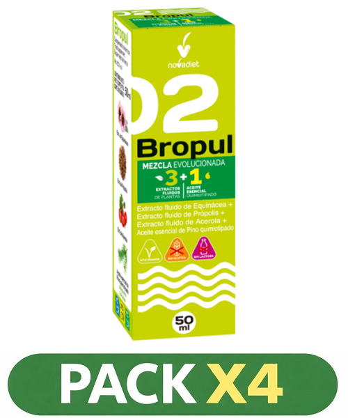 Pack x4 Bropul - Novadiet - 50 ml.