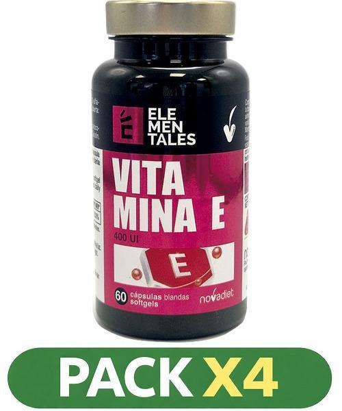 Pack x4 Vitamina E 60 Cap