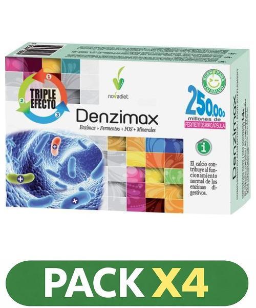Pack x4 Denzimax - Novadiet - 30 cápsulas