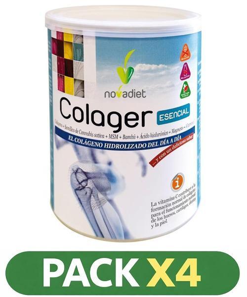 Pack x4 Colager Esencial - Novadiet - 300 gramos