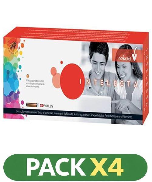 Pack x4 Intelecta - Novadiet - 20 viales