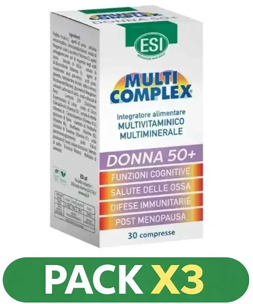 Pack x3 Multicomplex Mujer + 50 - ESI - 30 comprimidos