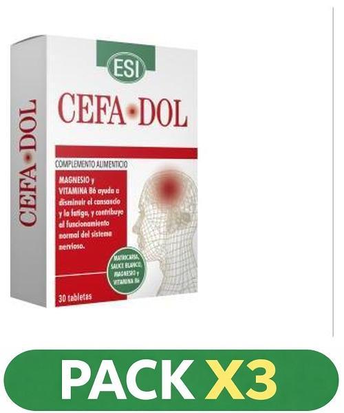 Pack x3 Cefadol - ESI - 30 comprimidos