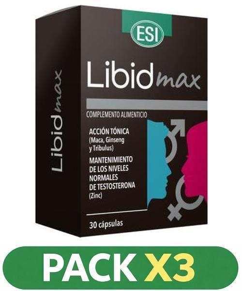 Pack x3 Libidmax - ESI - 30 cápsulas