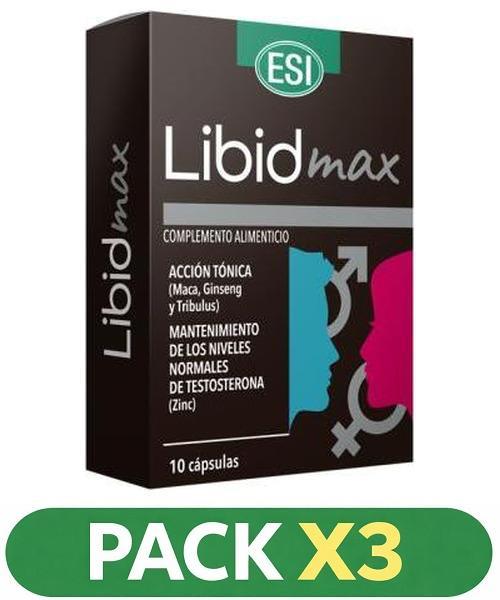 Pack x3 Libidmax - ESI - 10 cápsulas