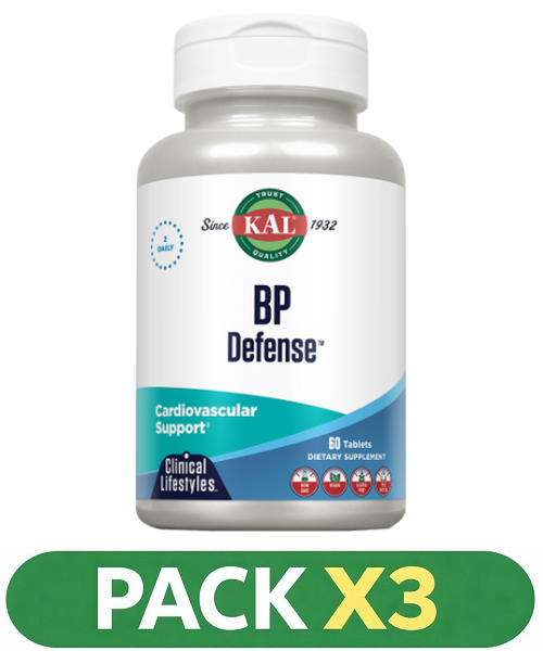 Pack x3 BP Defense - KAL - 60 comprimidos