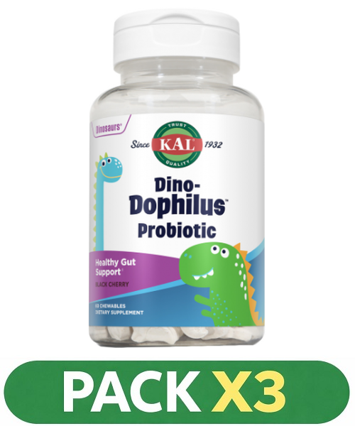Pack x3 Dinodophilus - KAL - 60 Dinosaurios Mastic. Cereza