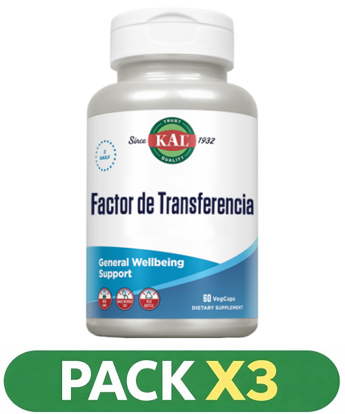 Pack x3 Factor de Transferencia - KAL - 60 capsulas