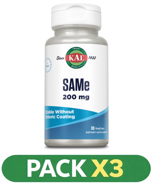 Pack x3 Same 200 mg. - KAL - 30 cápsulas