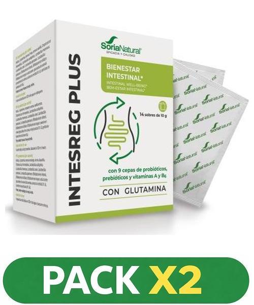 Pack x2 Intesreg Plus - Soria Natural - 14 Sobres