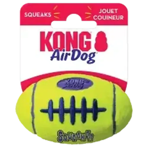 Kong Airdog Squeaker Football Tennis Small Asfb3