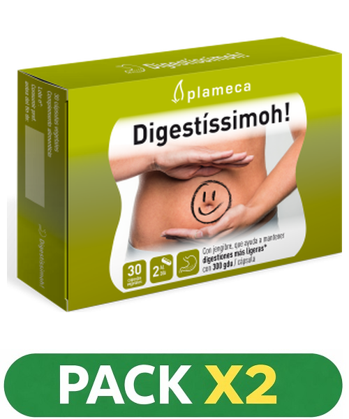 Pack x2 Digestíssimoh! - Plameca - 30 cápsulas
