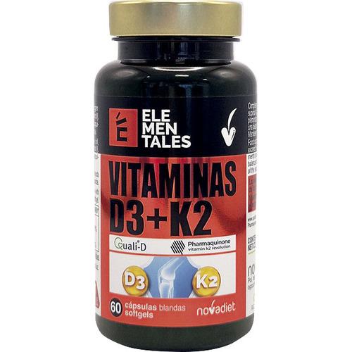 Vitamina D3+K2 - Novadiet - 60 perlas
