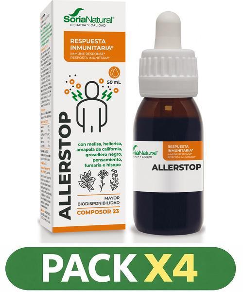 Pack x4 Composor 23 - Allerstop - Soria Natural - 50 ml